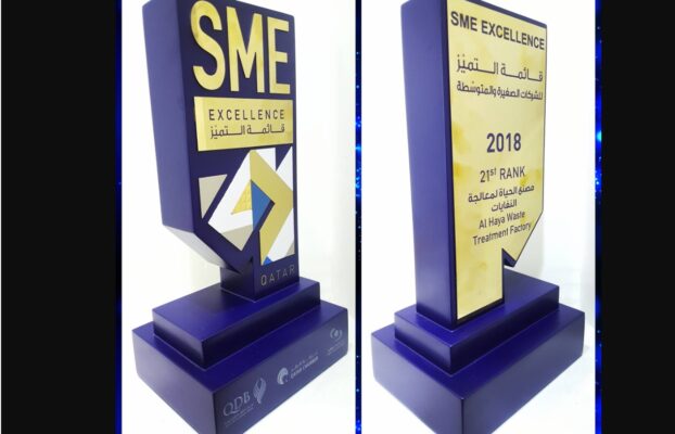 Al Haya was awarded 21st rank for SME excellence award in 2018.